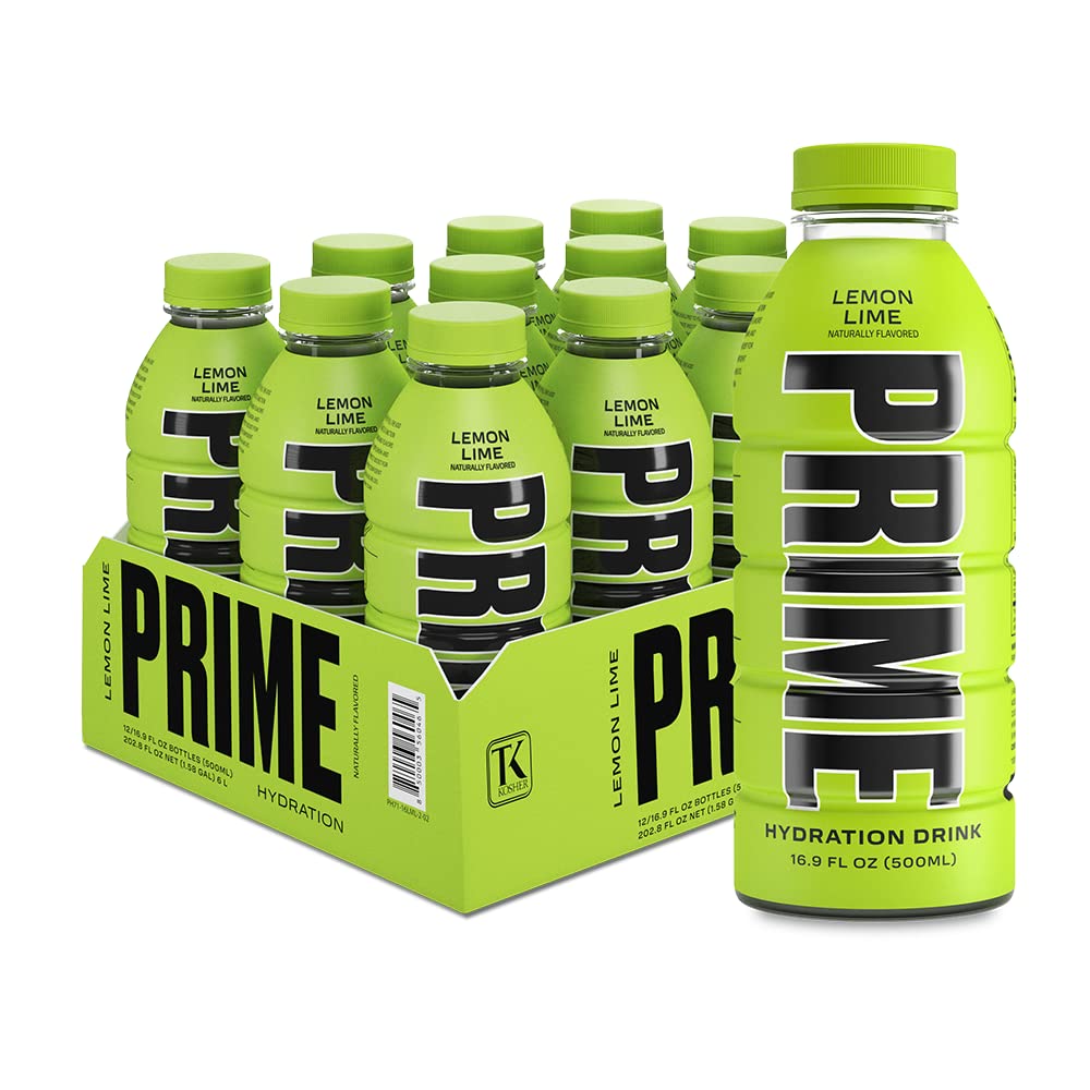 251025040347490_1 Prime Hydration Drink Sports Beverage "ORANGE," Naturally Flavored, 10% Coconut Water, 250mg BCAAs, B Vitamins, Antioxidants, 835mg Electrolytes, Only 20 Calories per 16.9 Fl Oz Bottle (Pack of 12) - Image 1